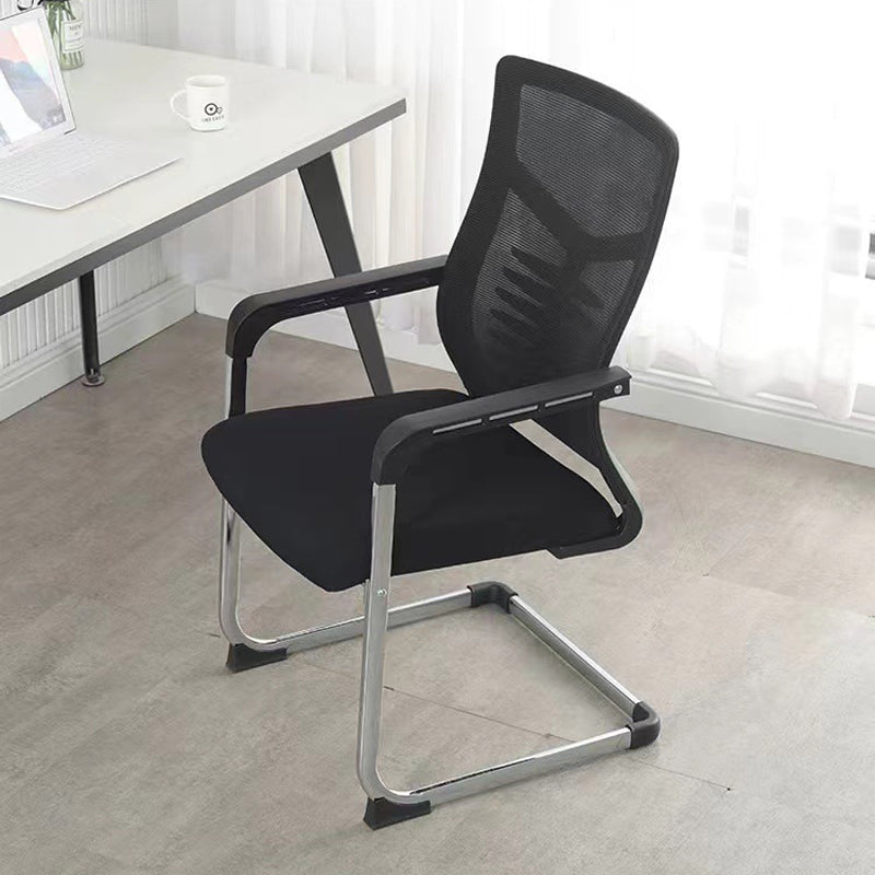 19" Wide Modern Desk Chair Breathable AirGrid Fixed Arms Office Chair Clearhalo 'furn' 'furn_office_chair' 'Furniture' 'Office Chairs' 'Office Furniture' 'office_chair' 6173089