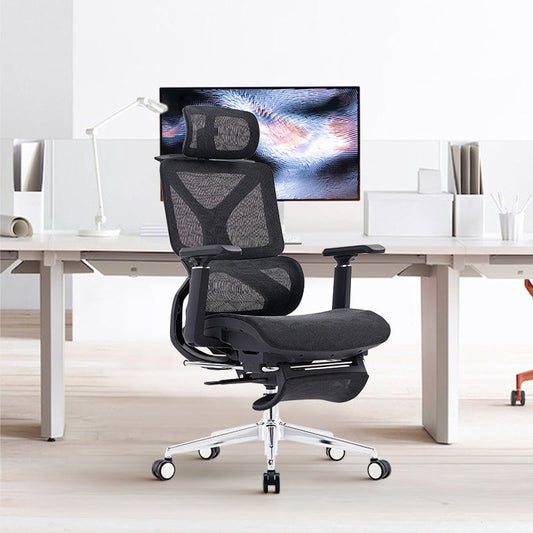 Sedia da scrivania moderna da 24 "Airgrid traspirante ARMS RAGGI ARMS OFFICIO