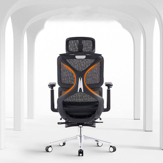 Sedia da scrivania moderna da 24 "Airgrid traspirante ARMS RAGGI ARMS OFFICIO