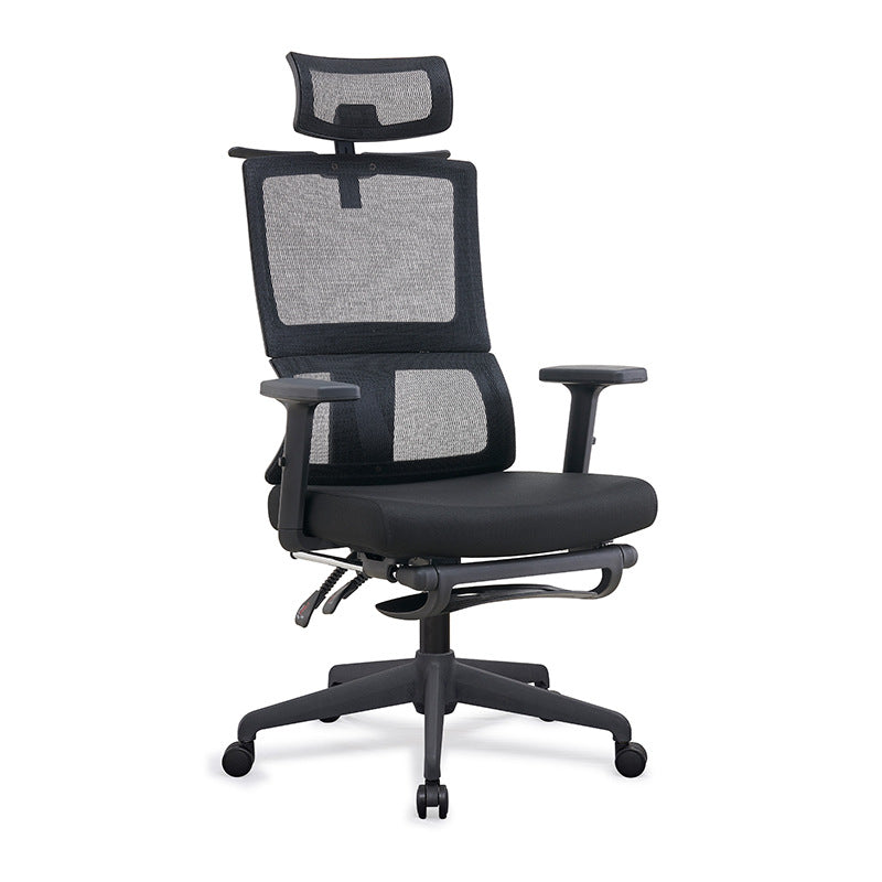 Contemporary High Back Office Chair Mesh Computer Chair Ergonomic Task Chair Black 1 Piece Clearhalo 'furn' 'furn_office_chair' 'Furniture' 'Office Chairs' 'Office Furniture' 'office_chair' 6173125