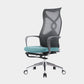 Fixed Arms Desk Chair Microfiber Desk High Back Chair Swivel Ergonomic