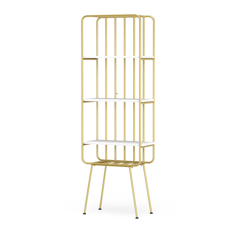 4 Shelves Standard Bookshelf Metal Modern Bookcase ,11.8" W X 70.9" H Clearhalo 'Bookcases' 'furn' 'furn_bookcases' 'Furniture' 'Office Furniture' 6173408