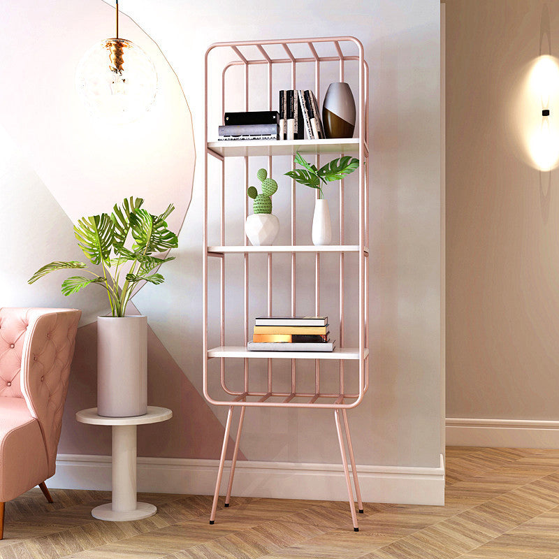 4 Shelves Standard Bookshelf Metal Modern Bookcase ,11.8" W X 70.9" H Clearhalo 'Bookcases' 'furn' 'furn_bookcases' 'Furniture' 'Office Furniture' 6173414