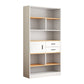 Libreria in legno ingegnerizzato multi -scaffali standard moderno libreria, 9,5 "w x 71,3" h
