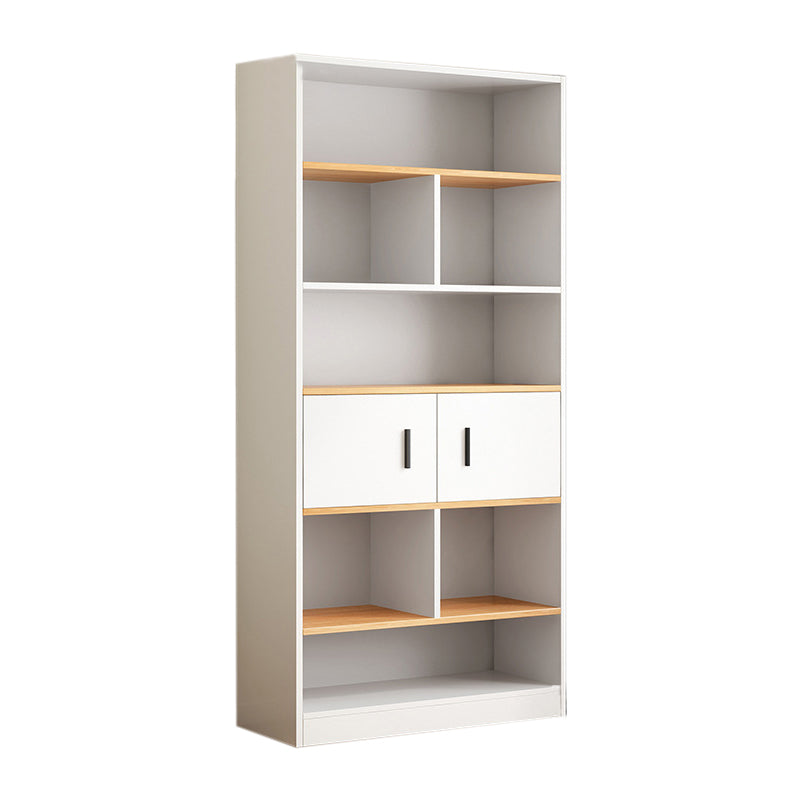 Libreria in legno ingegnerizzato multi -scaffali standard moderno libreria, 9,5 "w x 71,3" h