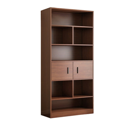 Libreria in legno ingegnerizzato multi -scaffali standard moderno libreria, 9,5 "w x 71,3" h