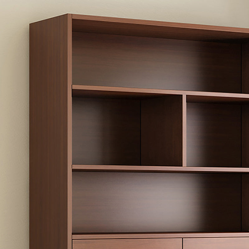 Libreria in legno ingegnerizzato multi -scaffali standard moderno libreria, 9,5 "w x 71,3" h