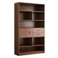 Libreria in legno ingegnerizzato multi -scaffali standard moderno libreria, 9,5 "w x 71,3" h