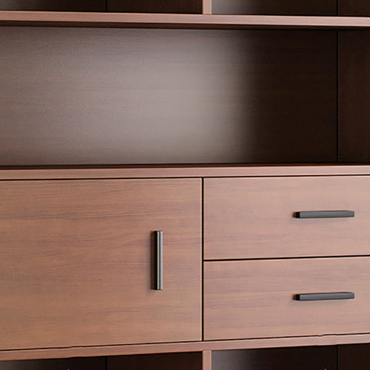 Libreria in legno ingegnerizzato multi -scaffali standard moderno libreria, 9,5 "w x 71,3" h