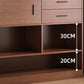 Libreria in legno ingegnerizzato multi -scaffali standard moderno libreria, 9,5 "w x 71,3" h
