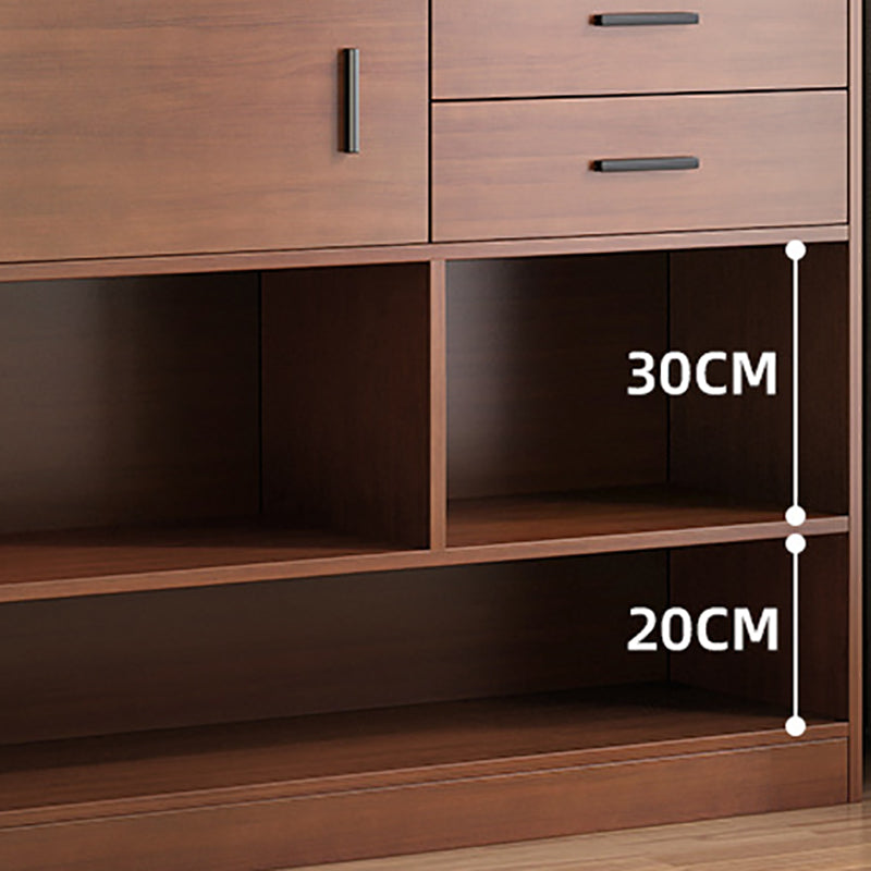 Libreria in legno ingegnerizzato multi -scaffali standard moderno libreria, 9,5 "w x 71,3" h