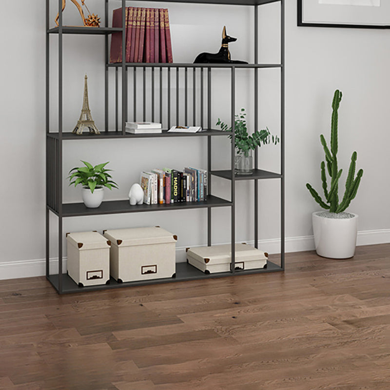 Contemporary Metal Bookshelf Etagere Shelf Bookcase for Study Room 11.8" W Clearhalo 'Bookcases' 'furn' 'furn_bookcases' 'Furniture' 'Office Furniture' 6173445