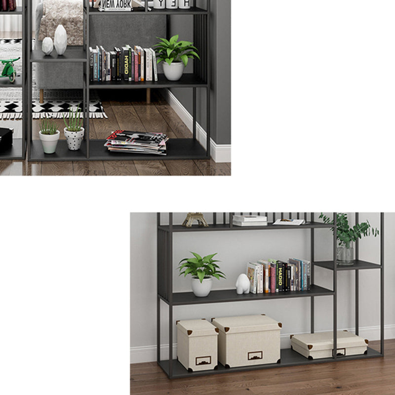 Contemporary Metal Bookshelf Etagere Shelf Bookcase for Study Room 11.8" W Clearhalo 'Bookcases' 'furn' 'furn_bookcases' 'Furniture' 'Office Furniture' 6173446