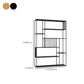 Contemporary Metal Bookshelf Etagere Shelf Bookcase for Study Room 11.8" W Clearhalo 'Bookcases' 'furn' 'furn_bookcases' 'Furniture' 'Office Furniture' 6173452
