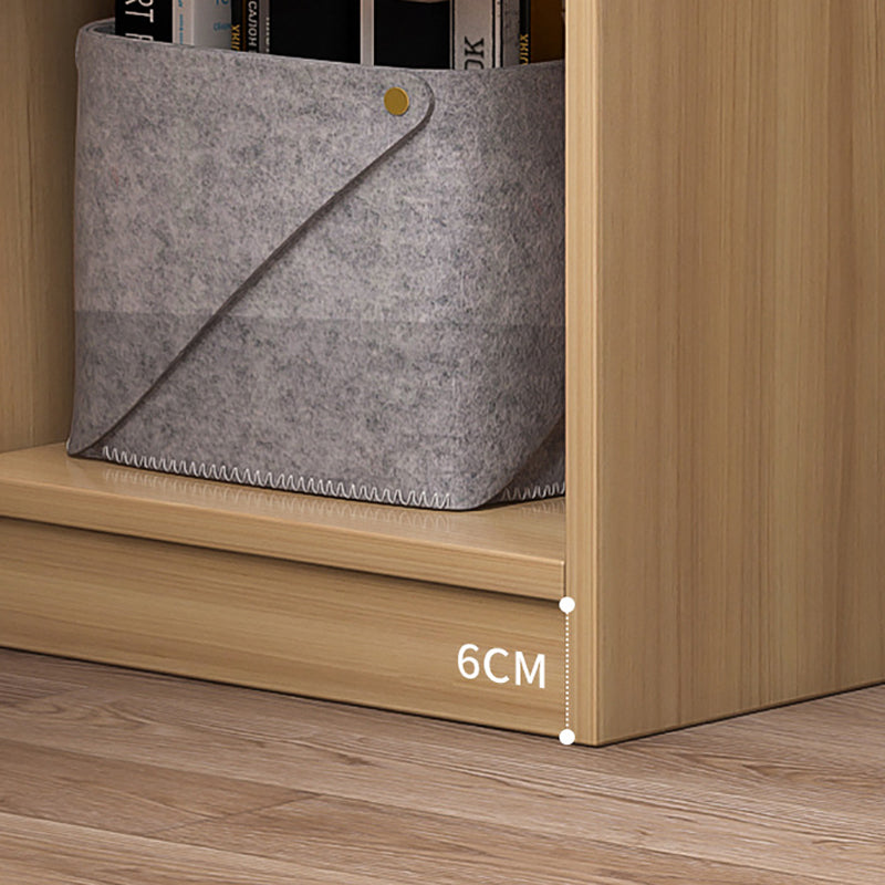 Libreria moderna di scaffale in legno ingegnerizzato con chiusura