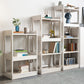 Etagere Contemporary Bookcase Wooden Bookshelf with Rectangular Shelves