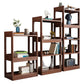 Etagere Contemporary Bookcase Wooden Bookshelf with Rectangular Shelves
