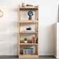 Etagere Contemporary Bookcase Wooden Bookshelf with Rectangular Shelves
