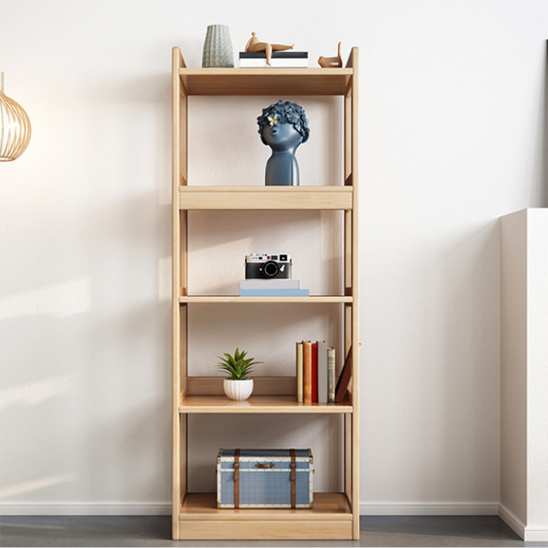 Etagere Contemporary Bookcase Wooden Bookshelf with Rectangular Shelves