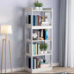 Etagere Contemporary Bookcase Wooden Bookshelf with Rectangular Shelves
