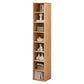 Modern Standard Bookshelf Wood Engineered Bookcase with Rectangular Shelves 12.9"L x 11.8"W x 70.9"H Natural Cabinet Not Included Clearhalo 'Bookcases' 'furn' 'furn_bookcases' 'Furniture' 'Office Furniture' 6173571