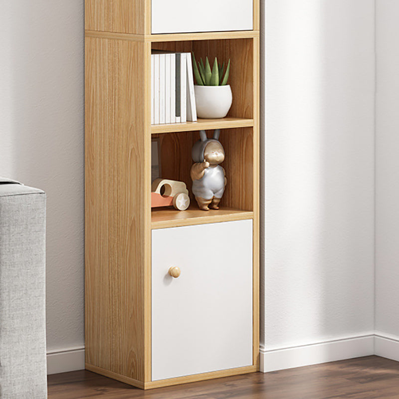 Modern Standard Bookshelf Wood Engineered Bookcase with Rectangular Shelves Clearhalo 'Bookcases' 'furn' 'furn_bookcases' 'Furniture' 'Office Furniture' 6173576