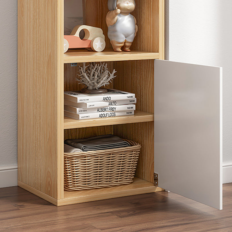 Modern Standard Bookshelf Wood Engineered Bookcase with Rectangular Shelves Clearhalo 'Bookcases' 'furn' 'furn_bookcases' 'Furniture' 'Office Furniture' 6173585
