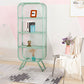 Etagere Closed Back Shelf Bookcase Vertical Metal Book Shelf for Home
