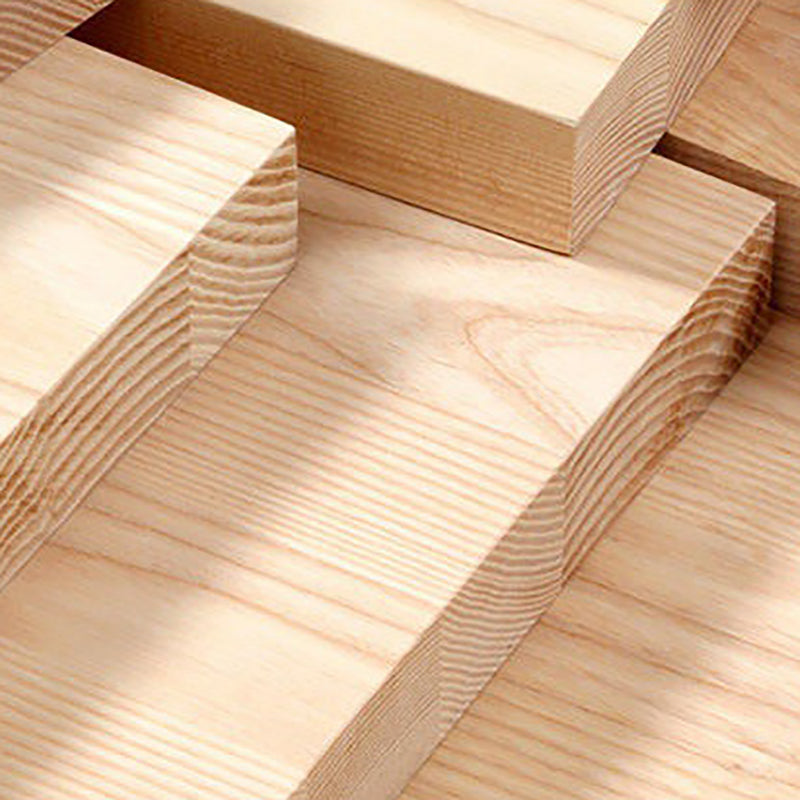 Modern Brown Shelf Bookcase Closed Back Wooden Book Shelf for Study Room