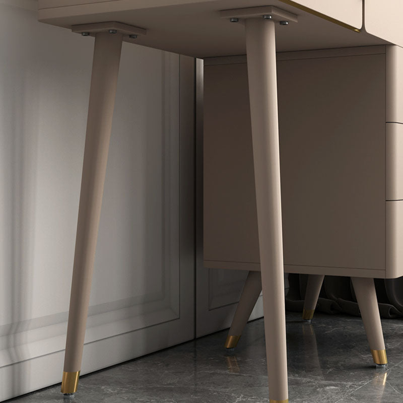 4 cassetti Vanity Set con tavolo da toeletta in pietra glam di feci