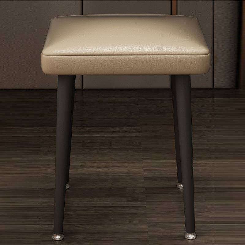 Consejo de tocador de madera contemporáneo Conjunto de tocador de maquillaje de pizarra