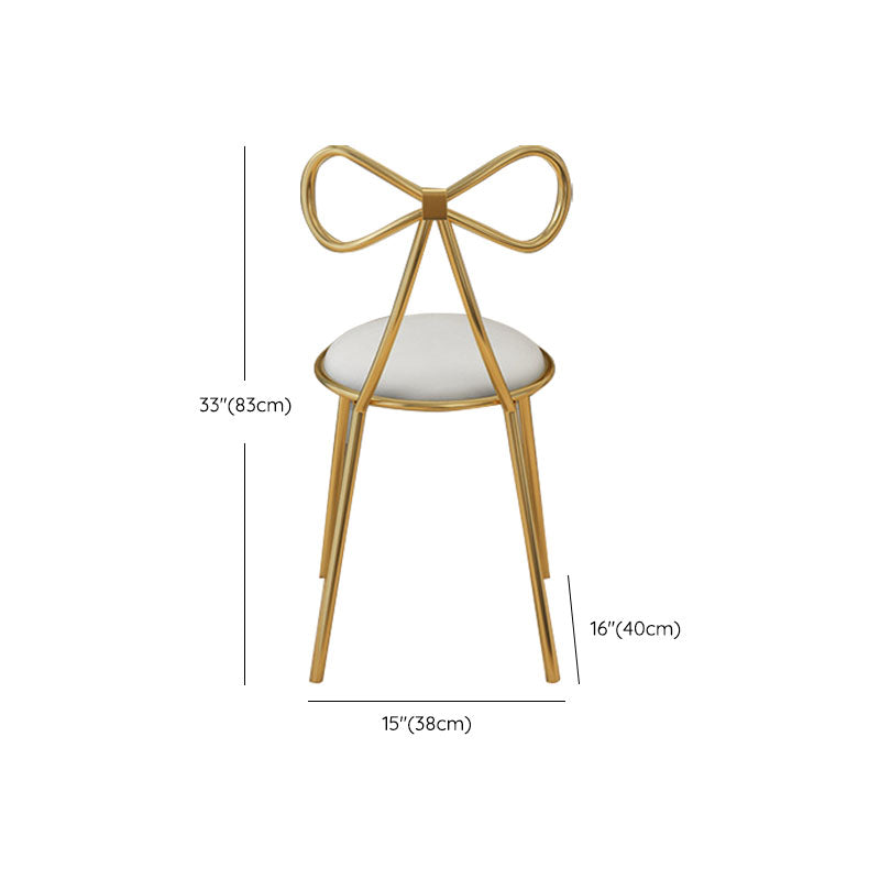 Glam Metall Waschtisch Make -up -Tisch Set Slate Top Waschtisch Schminktisch