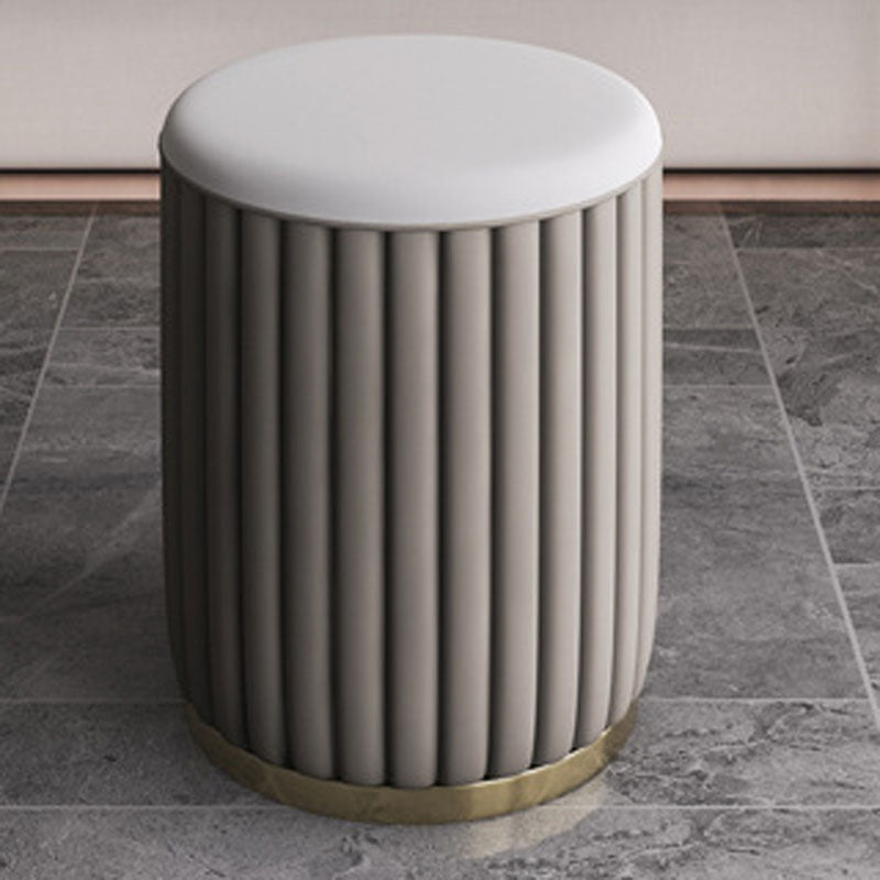 Zeitgenössisches Schlafzimmer mit Make-up-Tisch und Hocker Doppelschubladen Make-up Eitelkeit