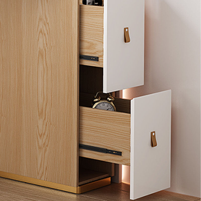 Tocador de maquillaje de madera escandinavo de madera tocador de tocador