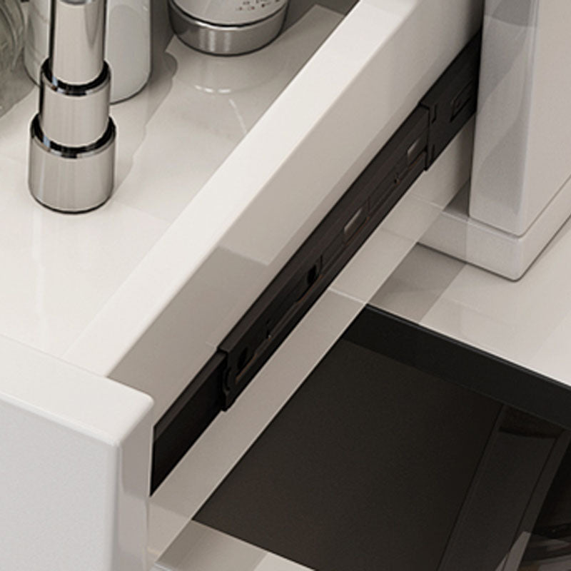 White Mirrored Vanity Bedroom Make-up Vanity Table Set with 5 Drawers Clearhalo 'Bedroom Furniture' 'furn' 'furn_makeup_vanities' 'Furniture' 'Makeup Vanities' 'makeup_vanities' 6174204