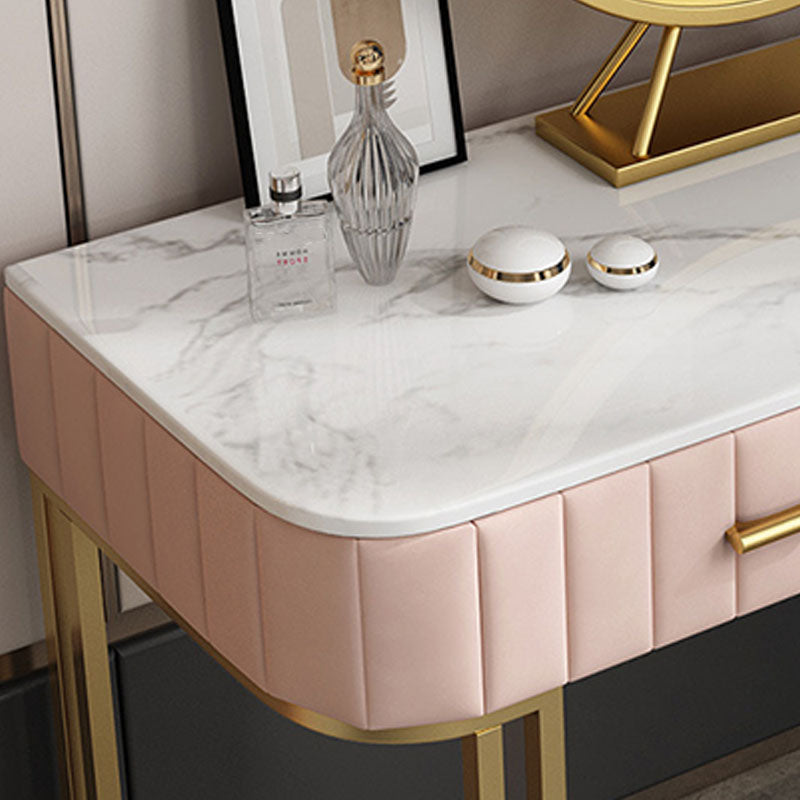 Glam con i piedi dritti di dritta in metallo in metallo cambio vanità