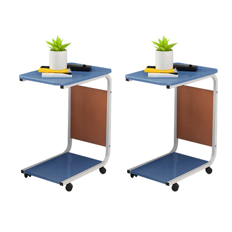 Modern Wood Corner Table Side Rectangular End Table with Storage Blue 2 Clearhalo 'Coffee & Accent Tables' 'End & Side Tables' 'end_side_tables' 'furn' 'furn_end_side_tables' 'Furniture' 'Living Room Furniture' 6174248