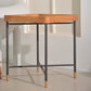 Modern Square Corner Table Cross Legs Side End Table for Living Room
