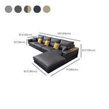 Nordic Stationary Faux Le cuir salon Coussin de bras encastrés sièges