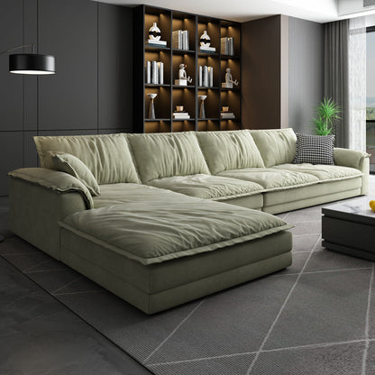 Nordic Stationary Wohnzimmer eingebrauchter Armkissen Sofa -Chaise