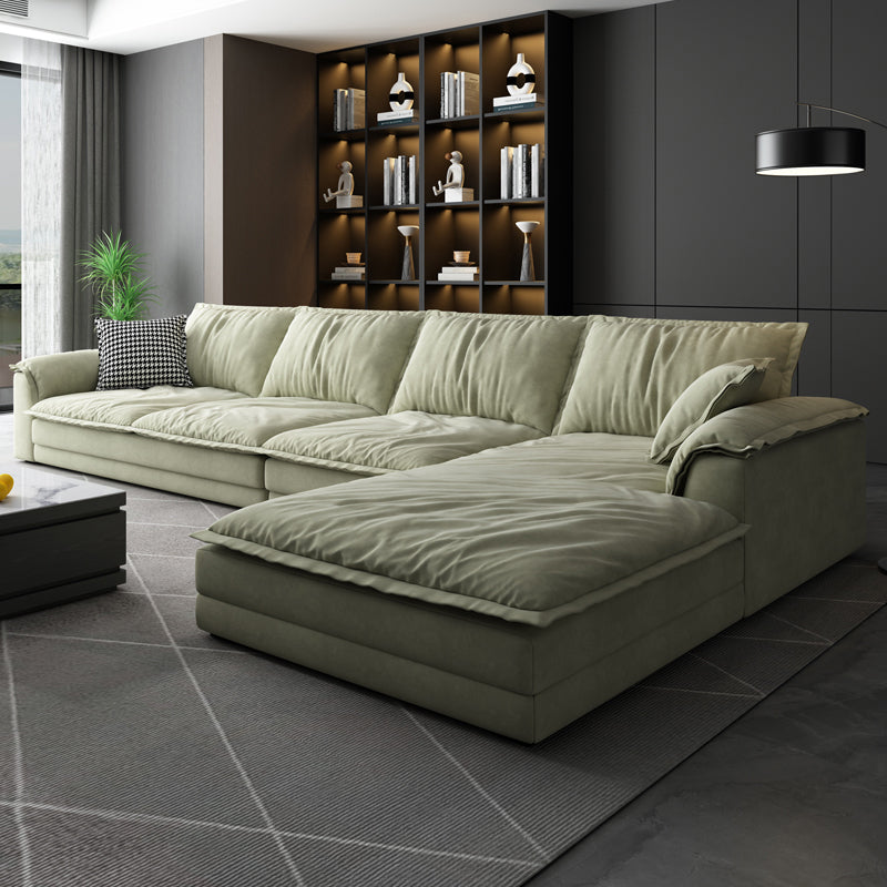 Nordic Stationary Wohnzimmer eingebrauchter Armkissen Sofa -Chaise