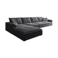 Nordic Stationary Wohnzimmer eingebrauchter Armkissen Sofa -Chaise