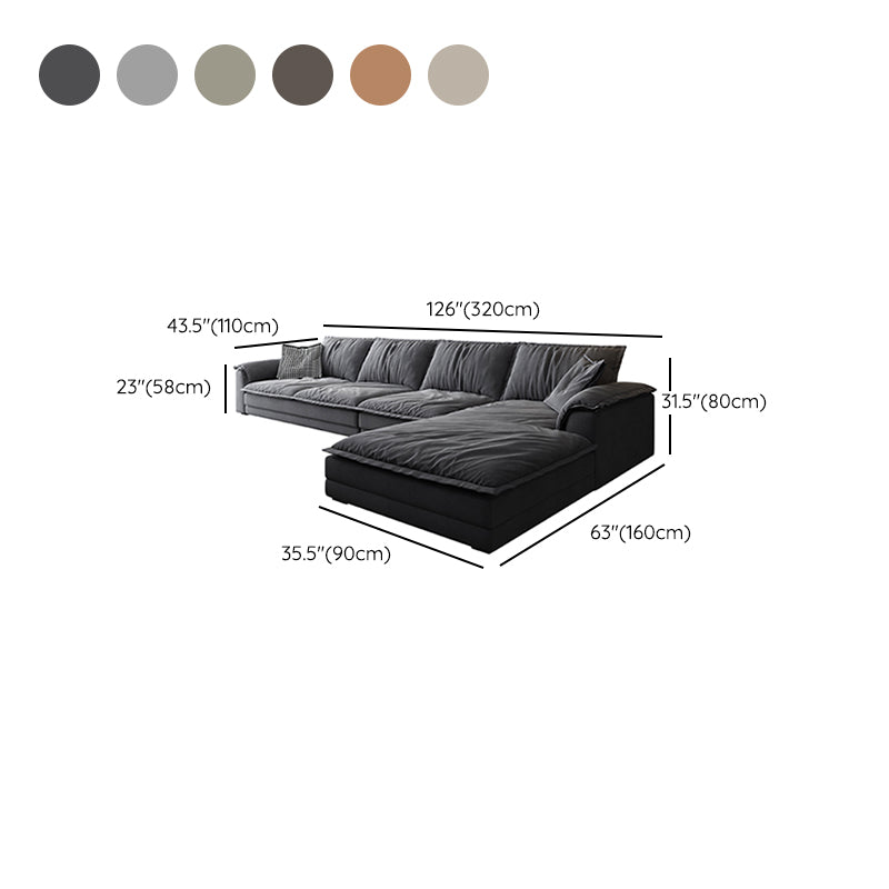 Nordic Stationary Wohnzimmer eingebrauchter Armkissen Sofa -Chaise