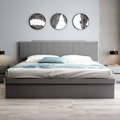 Modern & Contemporary Standard Bed Storage Bed Frame with Headboard
