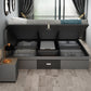 Modern & Contemporary Standard Bed Storage Bed Frame with Headboard