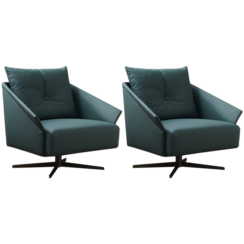 32.68" Long Flared Arms Chair 4-Star Leg Accent Armchair for Living Room 2 Piece Set Clearhalo 'Accent Chairs' 'accent_chairs' 'Chairs & Seating' 'furn' 'furn_accent_chairs' 'Furniture' 'Living Room Furniture' 6174632