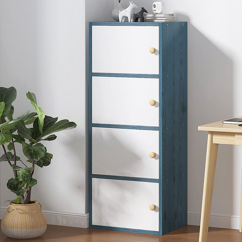 Mobile accento di legno rettangolo contemporaneo con mobile per lo stoccaggio delle porte