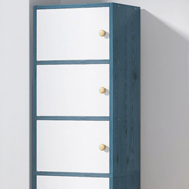 Mobile accento di legno rettangolo contemporaneo con mobile per lo stoccaggio delle porte