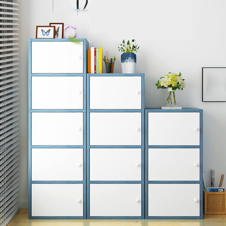 Mobile accento di legno rettangolo contemporaneo con mobile per lo stoccaggio delle porte