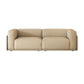 Faux Leather Tuxedo Arm Standard Sofa Contemporary Cushions Settee Clearhalo 'furn' 'furn_sofas' 'Furniture' 'Living Room Furniture' 'Sofa' 'sofas' 6174798